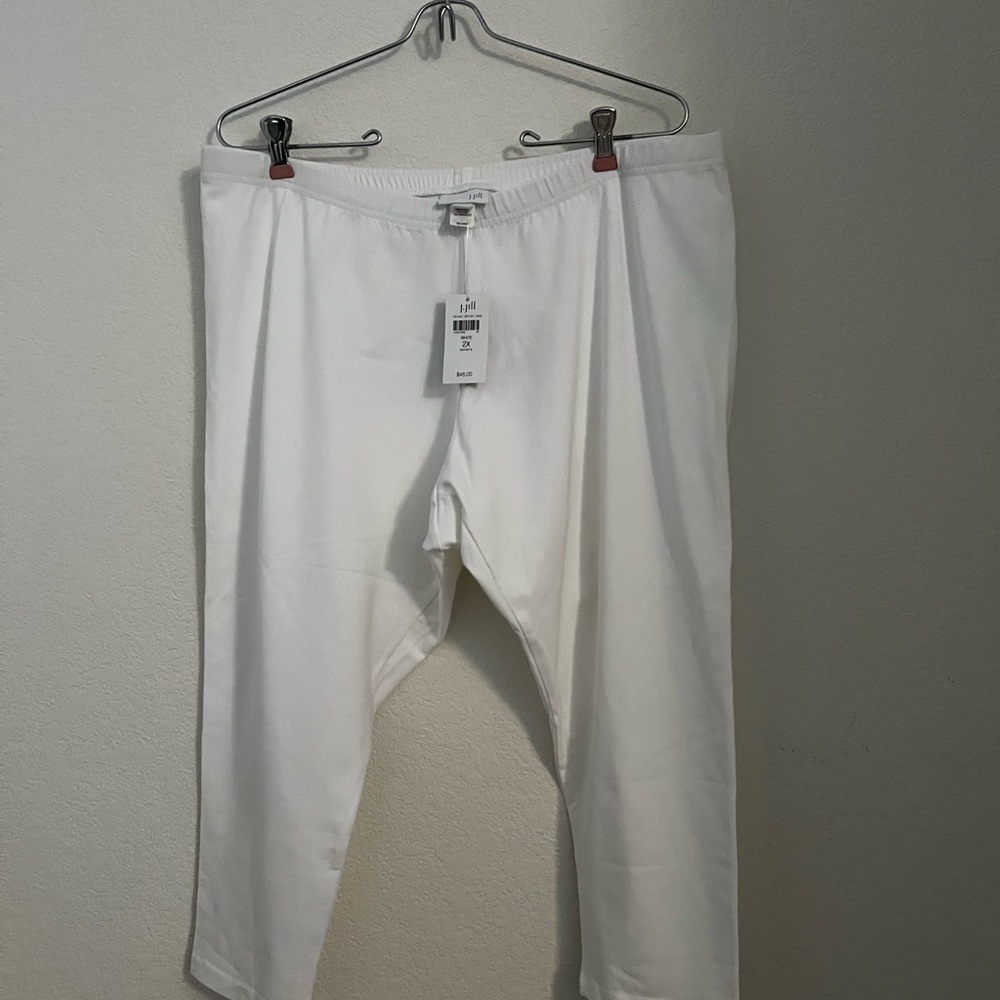 NWT J.Jill white leggings